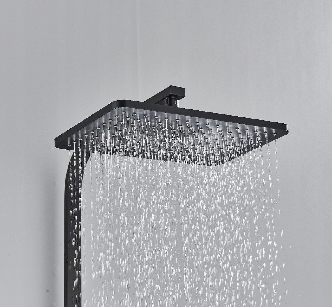 Zestaw prysznicowy natynkowy BIDET TERMOSTAT WYŚWIETLACZ DESZCZOWNICA