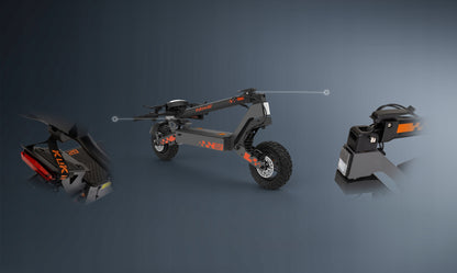 Pojazd elektryczny Kukirin G2 1200 W 48V 15Ah 45KM/H zasięg 55KM