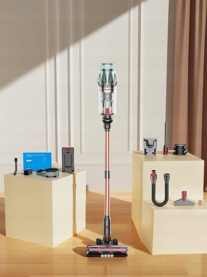 Odkurzacz pionowy Laresar V7 PRO 600W żółty/złoty