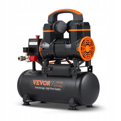 Kompresor bezolejowy Vevor 8L 8 l 6,2 bar 900W