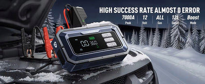 Utrai Js-30 Mega mocne urządzenie rozruchowe 5w1 kompresor, Złącze OBD !