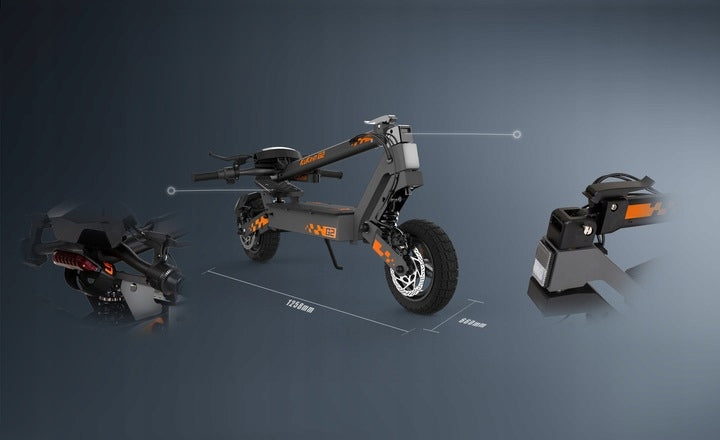 2025 Kukirin G2 Składany Pojazd Elektryczny 1200W POLSKI DYSTRYBUTOR