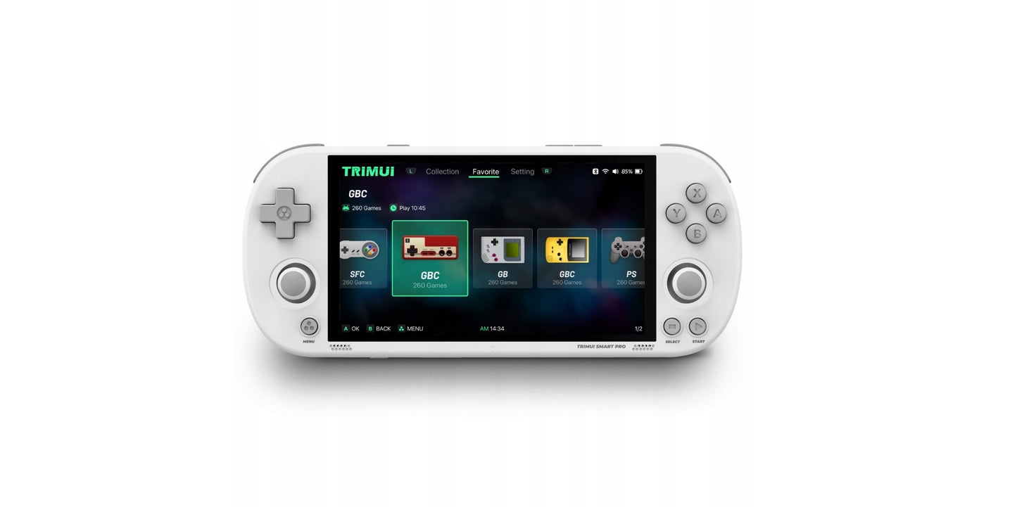 Konsola przenośnia TRIMUI Smart Pro do gier RETRO 4.96 calowy ekran Biała