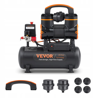 Kompresor bezolejowy Vevor 8L 8 l 6,2 bar 900W