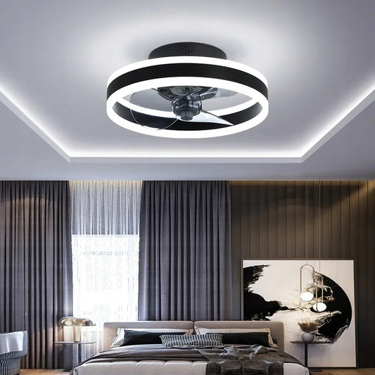 WENTYLATOR SUFITOWY LED 60W 50CM 4800lm z pilotem i aplikacją.